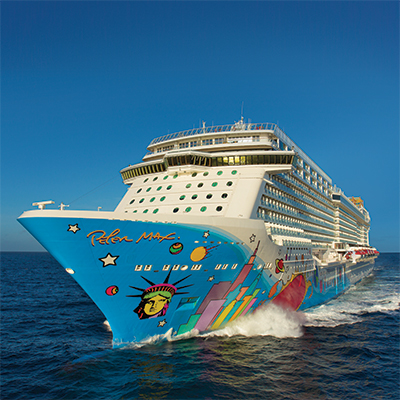 NORWEGIAN CRUISE LINE<sup>®</sup> Bahamas or Caribbean Cruise - Enjoy a 3 or 4 day Caribbean cruise for 2 adults aboard one of NCL's Award-Winning Cruise Ships. Ports of call will be determined based on your desired travel dates. Airfare not included.